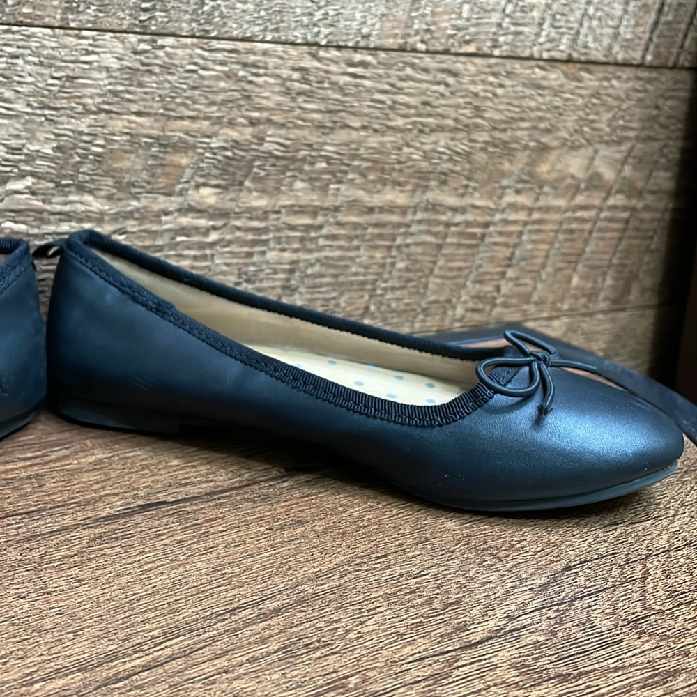 Cat & Jack Girls' Diana Slip-On Ballet Flats Black Size 13 PRICE FIRM/NO OFFERS - Picture 7 of 14